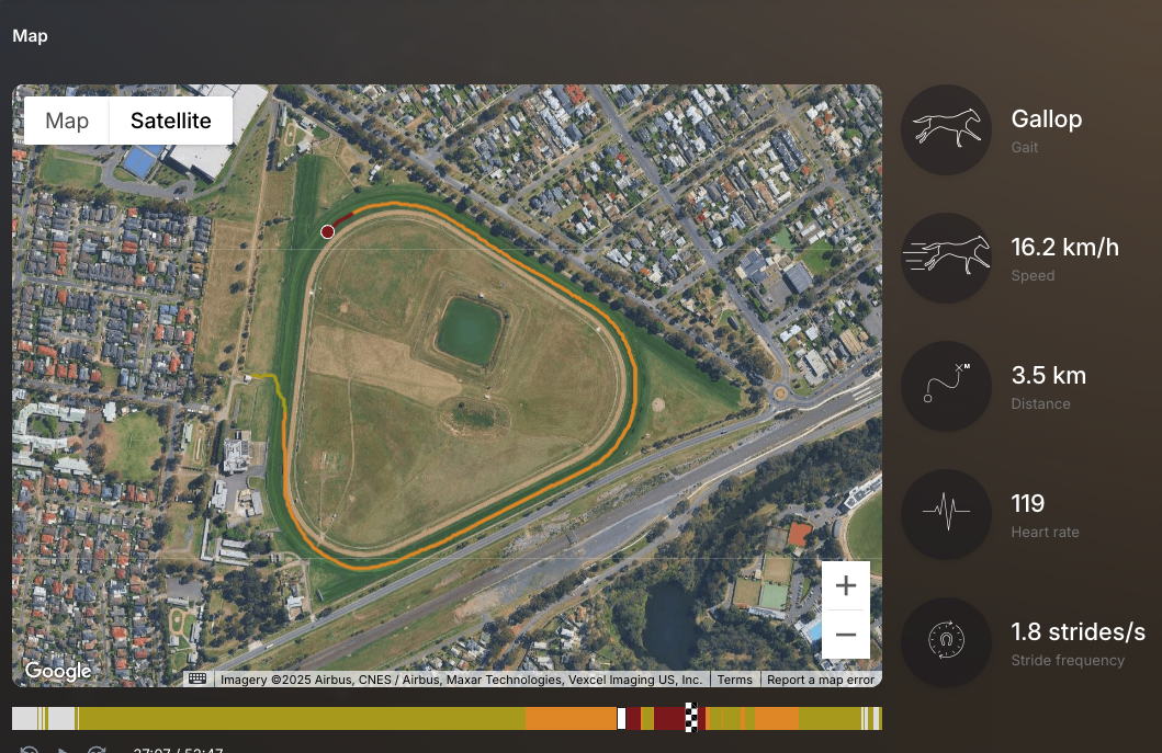 training map equimetre